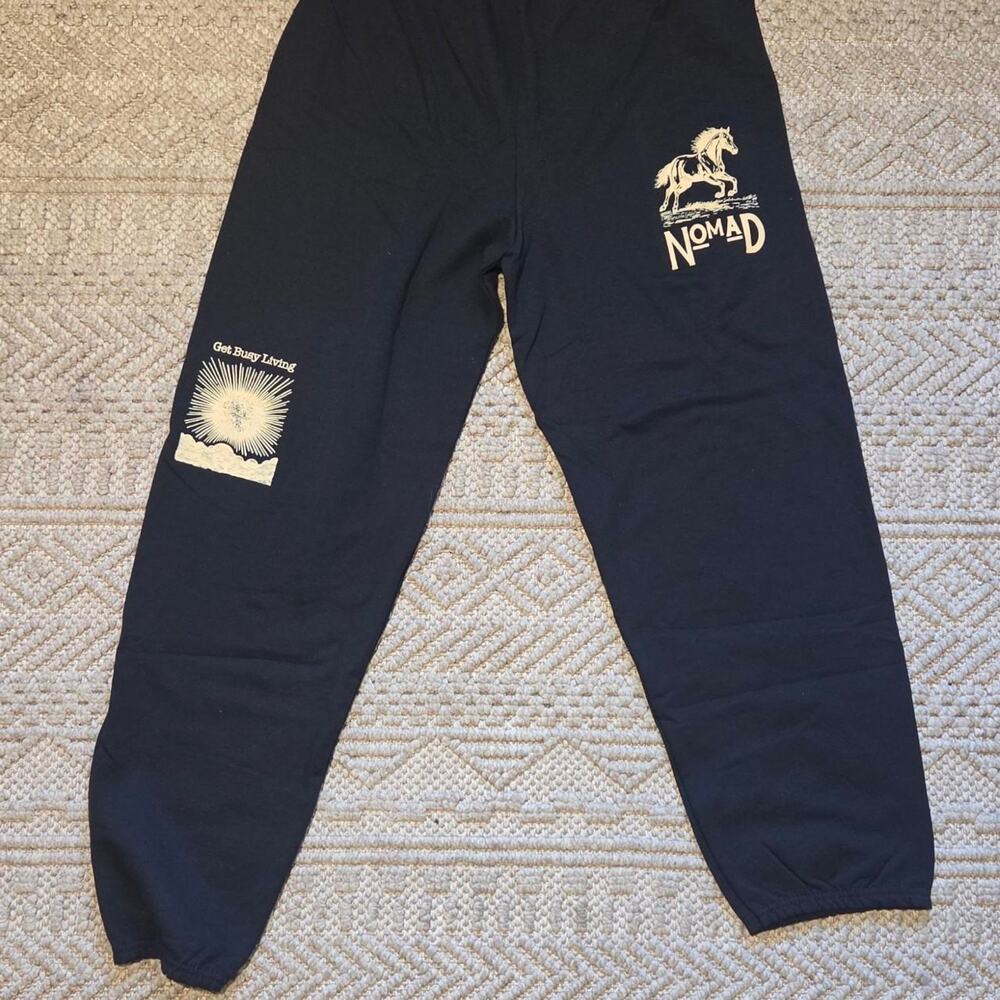 Nomad Get Busy Living Sweatpants Size Large NWOT